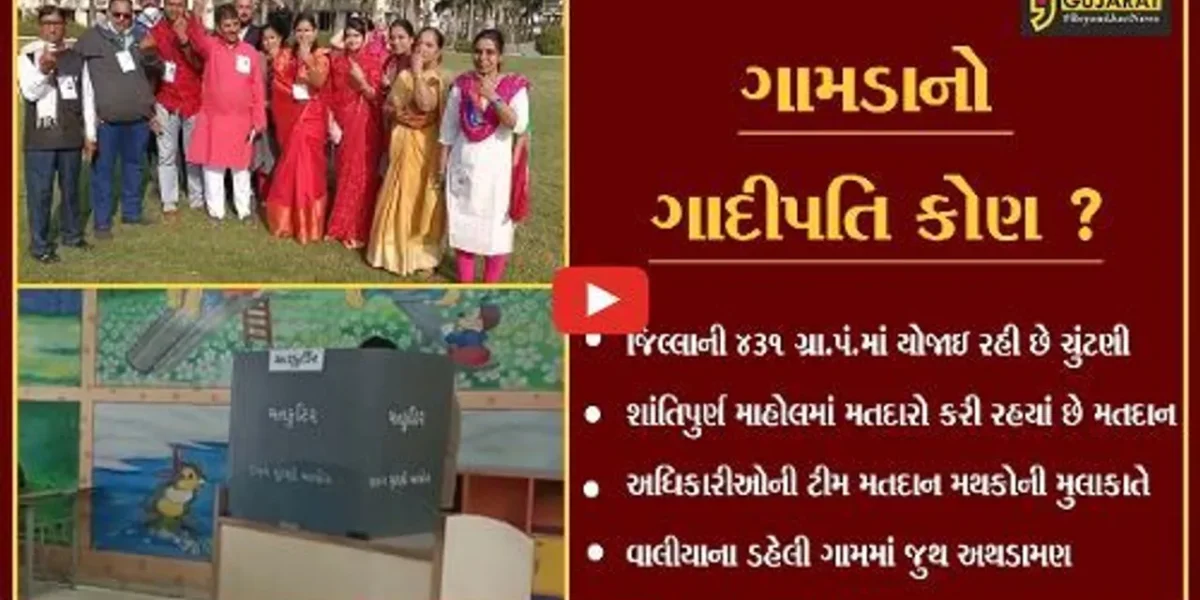 ભરૂચ : ગ્રામ પંચાયતોની ચુંટણીમાં સવારે 11 વાગ્યા સુધી સરેરાશ 15 ટકા મતદાન