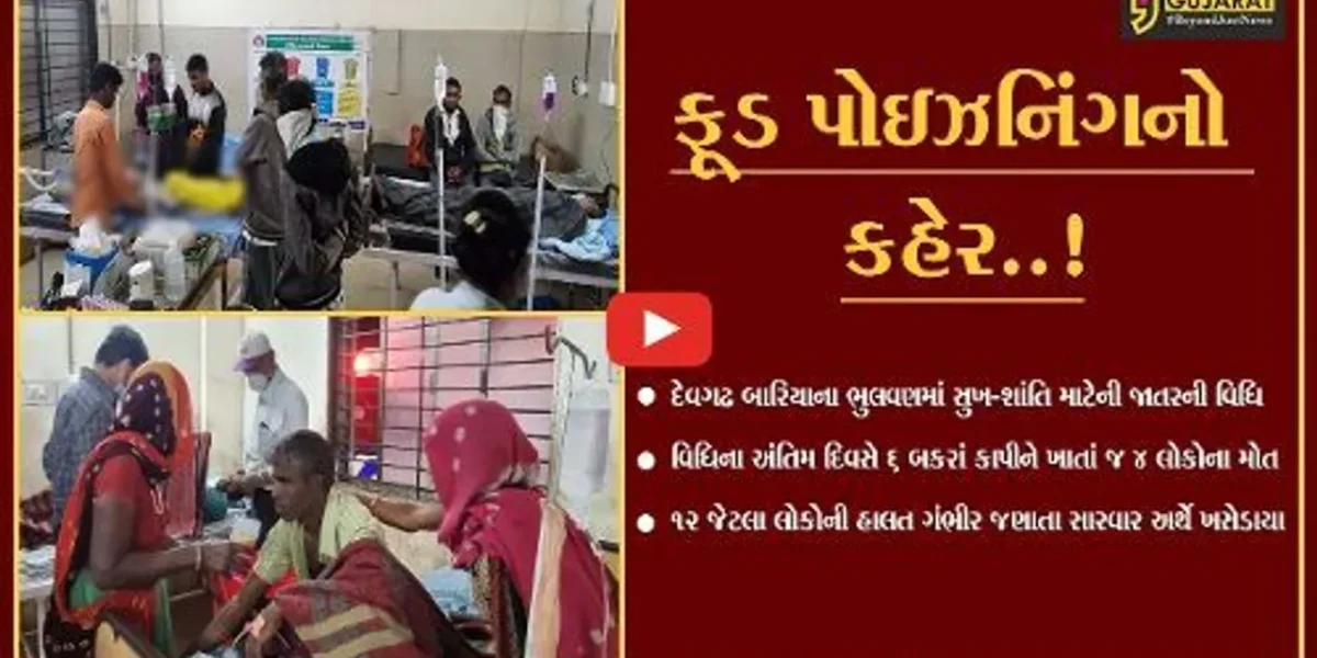 દાહોદ : જાતરની વિધિમાં ગયેલા 4 વ્યક્તિઓના મોત, અન્ય 12 લોકોની હાલત ગંભીર.