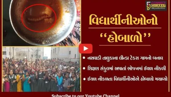 છોટાઉદેપુર : વિદ્યાર્થીનીઓને અપાતાં ભોજનમાં નીકળી ઈયળ, જુઓ પછી શું થયું..!
