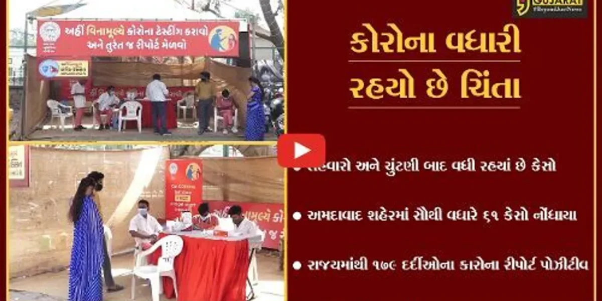 અમદાવાદ : રાજયમાં વધી રહયાં છે કોરોનાના કેસ, અમદાવાદ ફરી એપી સેન્ટર