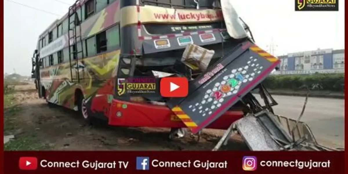 ભરૂચ:અંકલેશ્વરની રાજપીપલા ચોકડી પાસે નજીક ઉભેલી બસ સાથે ટ્રક ધડાકાભેર અથડાય,એકનું મોત