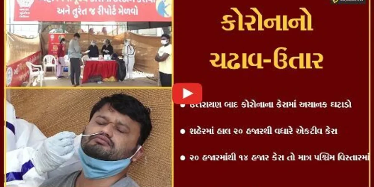 અમદાવાદ : પશ્ચિમ અમદાવાદમાં કોરોનાના “ધામા”, 14 હજારથી વધારે એકટીવ કેસ