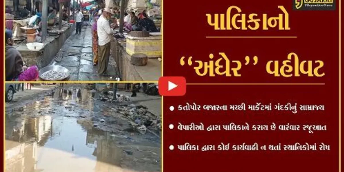ભરૂચ : કતોપોર બજારના મચ્છી માર્કેટની બિસ્માર હાલત, પાલિકા પ્રત્યે લોકોમાં રોષ…