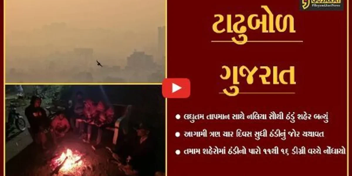 ગુજરાત : ઉ.ભારતમાં હીમવર્ષાથી રાજયમાં શીતલહેર ઠંડીએ ગગડાવ્યા હાંજા