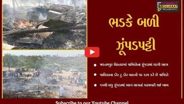 ભરૂચ : મકતમપુરમાં ડોર-ટુ-ડોર વાહનો પર કામ કરનાર શ્રમિકોના 15થી વધુ ઝૂંપડા ભડકે બળ્યા…