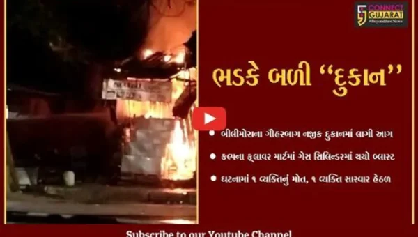 નવસારી : દુકાનમાં આગ લાગતાં ગેસના સિલિન્ડરમાં પ્રચંડ બ્લાસ્ટ, 1 વ્યક્તિનું મોત…