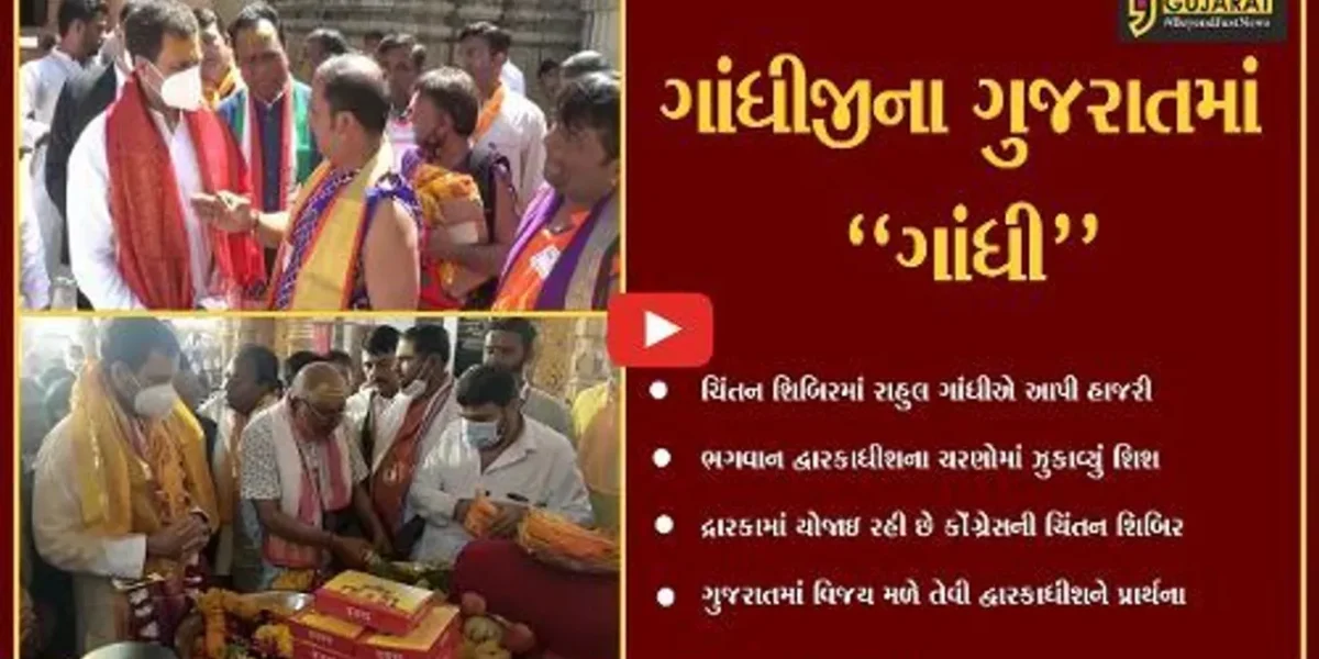દ્રારકા : કોંગ્રેસના ન’કામા નેતાઓને ભાજપને આપી દો : રાહુલ ગાંધી