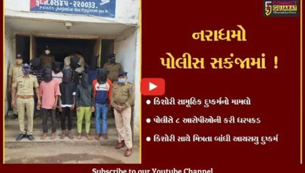 ભરૂચ: ઝઘડીયામાં કિશોરી પર સામૂહિક દુષ્કર્મ આચારનાર 8 નરાધમોની પોલીસે કરી ધરપકડ