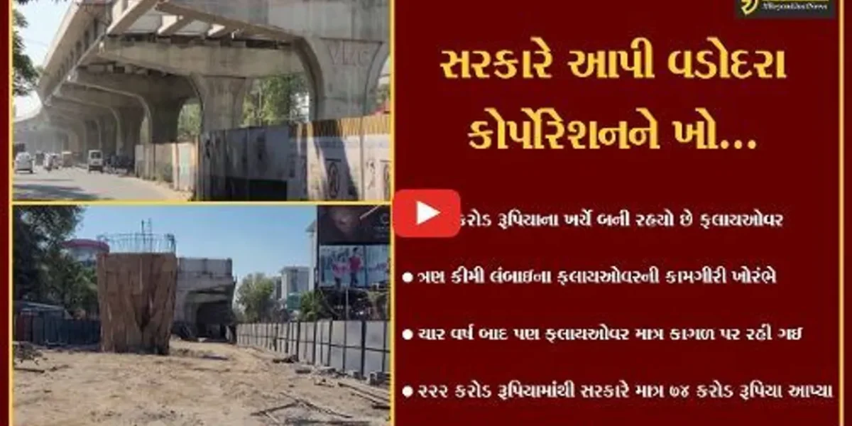 વડોદરા : પંડયાબ્રિજથી અક્ષર ચોક સુધીના ફલાયઓવરમાંથી સરકારે હાથ ખંખેર્યા