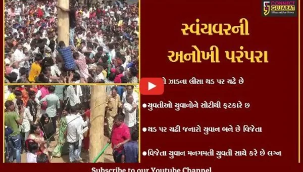 દાહોદ : મનગમતી યુવતીને પામવા યુવાનો ખાય છે માર, જુઓ ગોળ ગધેડાનો કેવો હોય છે મેળો