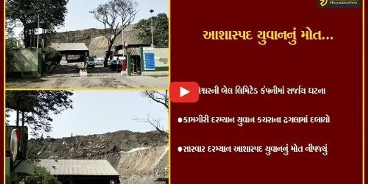 અંકલેશ્વર : બેલ કંપનીમાં કામગીરી દરમ્યાન યુવાન કચરાના ઢગલામાં દબાયો, સારવાર દરમ્યાન મોત.