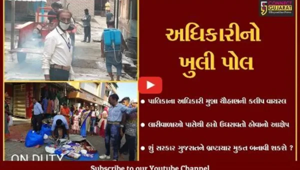 વલસાડ : પાલિકાના અધિકારી પર લાગ્યો હપ્તાખોરીનો આરોપ, ઓડીયો કલીપ વાયરલ