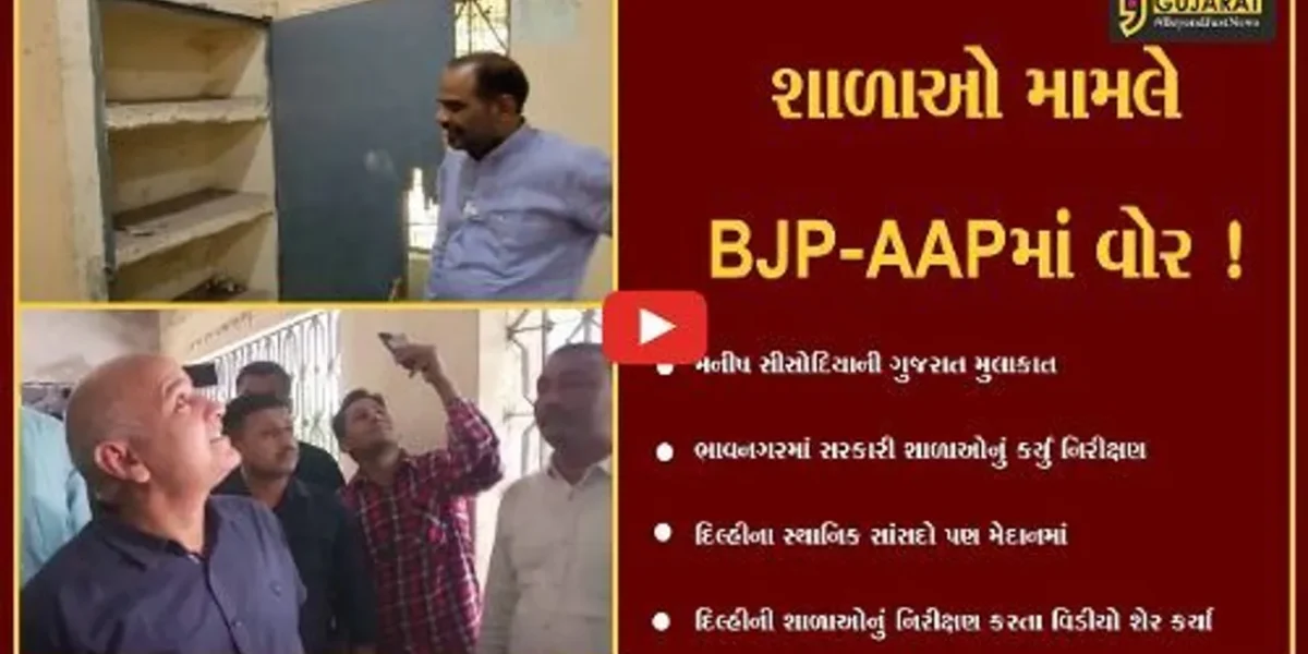 મનીષ સીસોદિયાની ગુજરાત મુલાકાત પર ભાજપના સાંસદોએ દિલ્હીની શાળામાં કર્યું નિરીક્ષણ,જુઓ શું કર્યો દાવો
