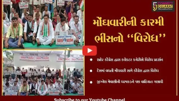 વડોદરા : મોંઘવારીના વિરોધમાં કોંગ્રેસ આવ્યું મેદાને, સરકારની સરમુખત્યારશાહીનો વિરોધ