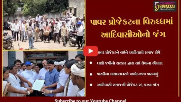 વલસાડ : પારડીના ગોઇમા ગામે પાવર પ્રોજેકટને લઈને આદિવાસી સમાજમાં આક્રોશ, મામલતદારને આવેદનપત્ર પાઠવ્યું..