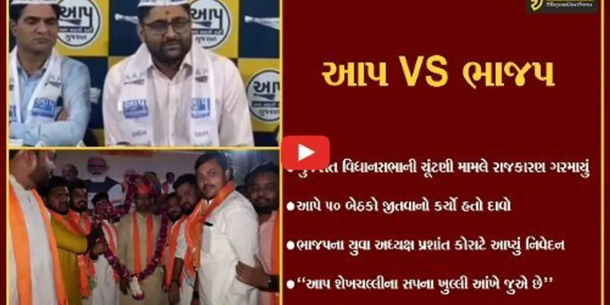 અરવલ્લી: AAP ની 50 બેઠક જીતવાના દાવા પર ભાજપના યુવા અધ્યક્ષ પ્રશાંત કોરાટનું નિવેદન, “શેખચલ્લીના સપના ખુલ્લી આંખે જુએ છે”