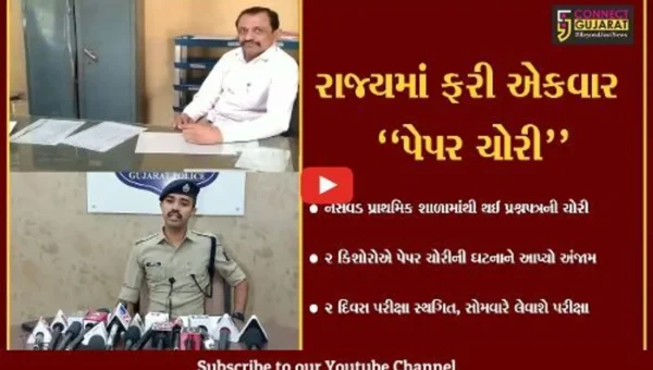 ભાવનગર : નેસવડ પ્રાથમિક શાળામાંથી પ્રશ્નપત્રોની ચોરીમાં મોટો ખુલાસો, 2 કિશોરોએ ઘટનાને આપ્યો અંજામ..!