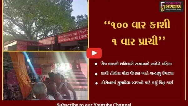 ગીર સોમનાથ : પ્રાચી તીર્થના મોક્ષ પીપળાએ આજે ચૈત્રી શનિશ્વરી અમાસે ઊમટ્યું શ્રદ્ધાળુઓનું ઘોડાપૂર…