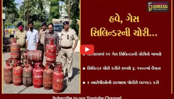 સુરત : મોંઘવારી વચ્ચે હવે ગેસ સિલિન્ડરની પણ ચોરી, 2 શખ્સોની ધરપકડ…