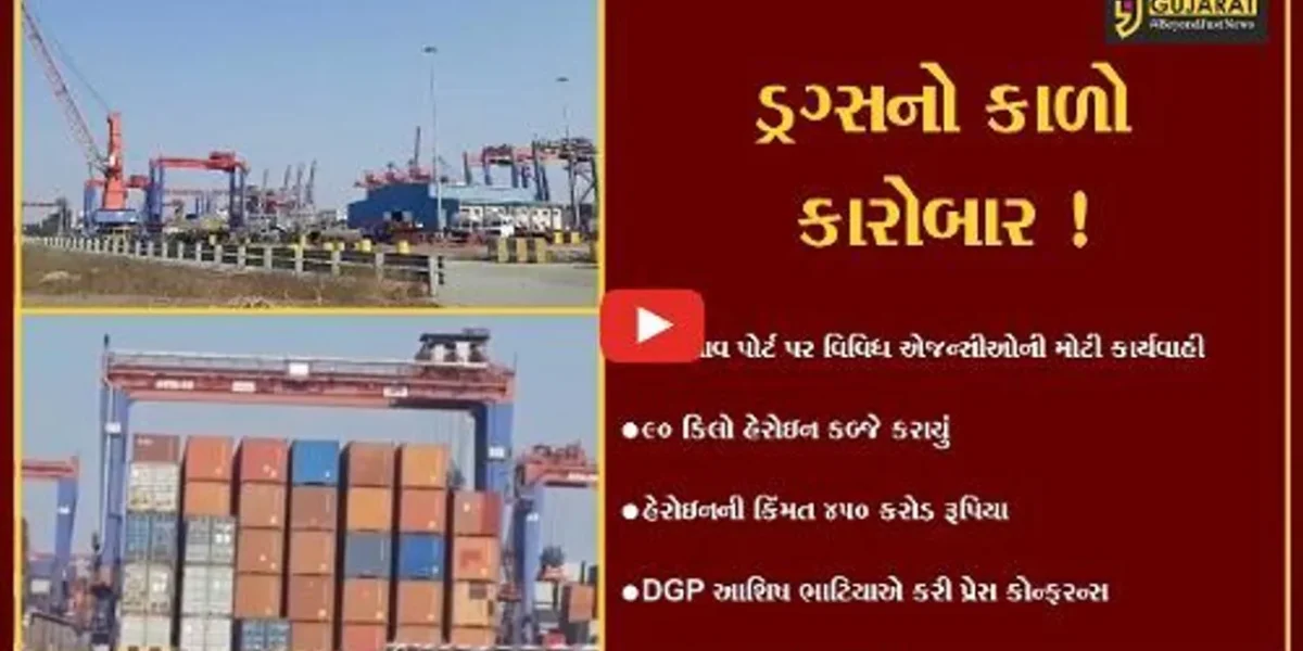 અમરેલી:પિપાવાવ પોર્ટ પરથી 90 કિલો હેરોઇન પકડાયું, અત્યાર સુધીમાં ગુજરાત સરહદેથી 2180 કરોડનું ડ્રગ્સ ઝડપાયું