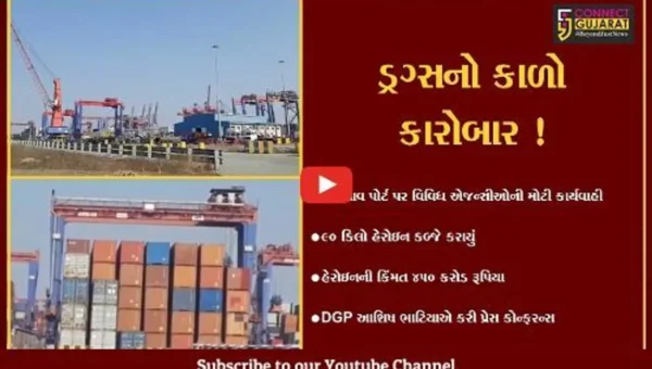 અમરેલી:પિપાવાવ પોર્ટ પરથી 90 કિલો હેરોઇન પકડાયું, અત્યાર સુધીમાં ગુજરાત સરહદેથી 2180 કરોડનું ડ્રગ્સ ઝડપાયું