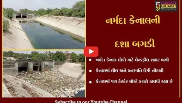 વડોદરા : નર્મદા કેનાલ લોકો માટે લેન્ડફીલ સાઇટ બની, નર્મદા નિગમ દ્વારા સાફ સફાઈ કરવામાં બેદરકારી દાખવાઇ