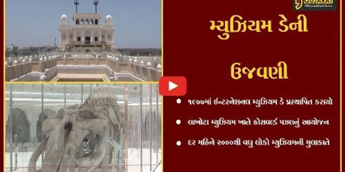 જામનગર : લાખોટા મ્યુઝિયમ ખાતે International Museum Day ની ઉજવણી કરાઇ, 2 હજારથી વધુ લોકો દર મહિને સંગ્રહાલયની મુલાકાતે