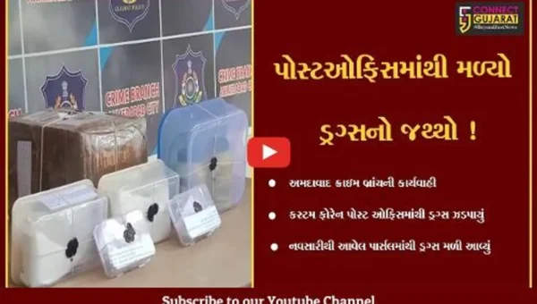 અમદાવાદ: કસ્ટમ ફોરેન પોસ્ટ ઓફિસમાંથી રૂ.2.95 કરોડની કિમતનો ડ્રગ્સનો જથ્થો ઝડપાયો,નવસારીથી આવ્યું હતું પાર્સલ