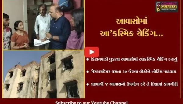 વડોદરા : કિશનવાડી વુડાના આવાસોમાં તંત્રનું આકસ્મિક ચેકિંગ, 30 લોકોને નોટિસ અપાય…