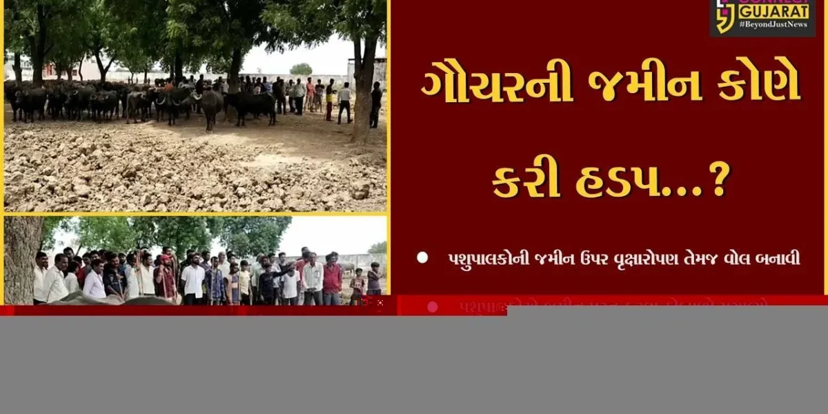 અંકલેશ્વર : અંદાડા ગામે ગૌચર જમીનમાં વૃક્ષારોપણ અને વોલ ઊભી કરાતા પશુપાલકોએ હોબાળો મચાવ્યો