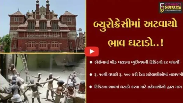 વડોદરા : જગમશહૂર બરોડા મ્યુઝિયમમાં ટિકિટના દર રૂ. 10થી વધારી રૂ. 100 યથાવત, સહેલાણીઓમાં નારાજગી…