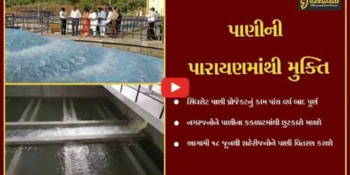 વડોદરા : ચોમાસાના પ્રારંભ સાથે સિંધરોટ પાણી પ્રોજેક્ટ પણ હવે કાર્યરત થશે, 300 એમએલડીનો પ્રોજેક્ટ તૈયાર