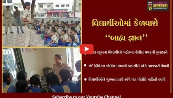 ભરૂચ : રૂંગટા સ્કૂલના વિદ્યાર્થીઓએ લીધી એ’ ડિવિઝન પોલીસ મથકની મુલાકાત, પોલીસની કામગીરી થયા વાકેફ…