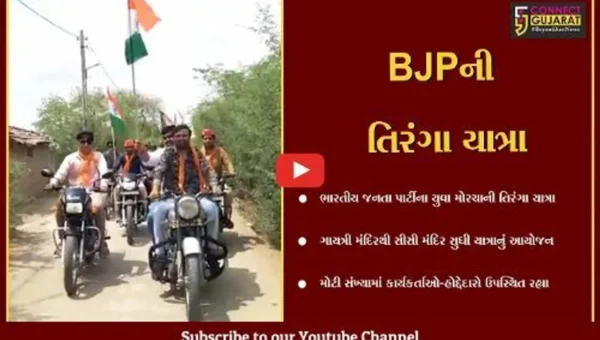 પાટણ : રાધનપુરમાં બીજેપી કાર્યકર્તાઓ દ્વારા તિરંગા યાત્રાનું આયોજન, મોટી સંખ્યામાં લોકો જોડાયા