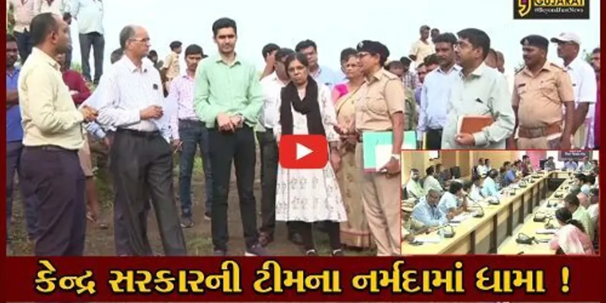 નર્મદા: ભારે વરસાદના કારણે થયેલ નુકશાનીના સર્વે અંગે કેન્દ્ર સરકારની ટીમનો સર્વે