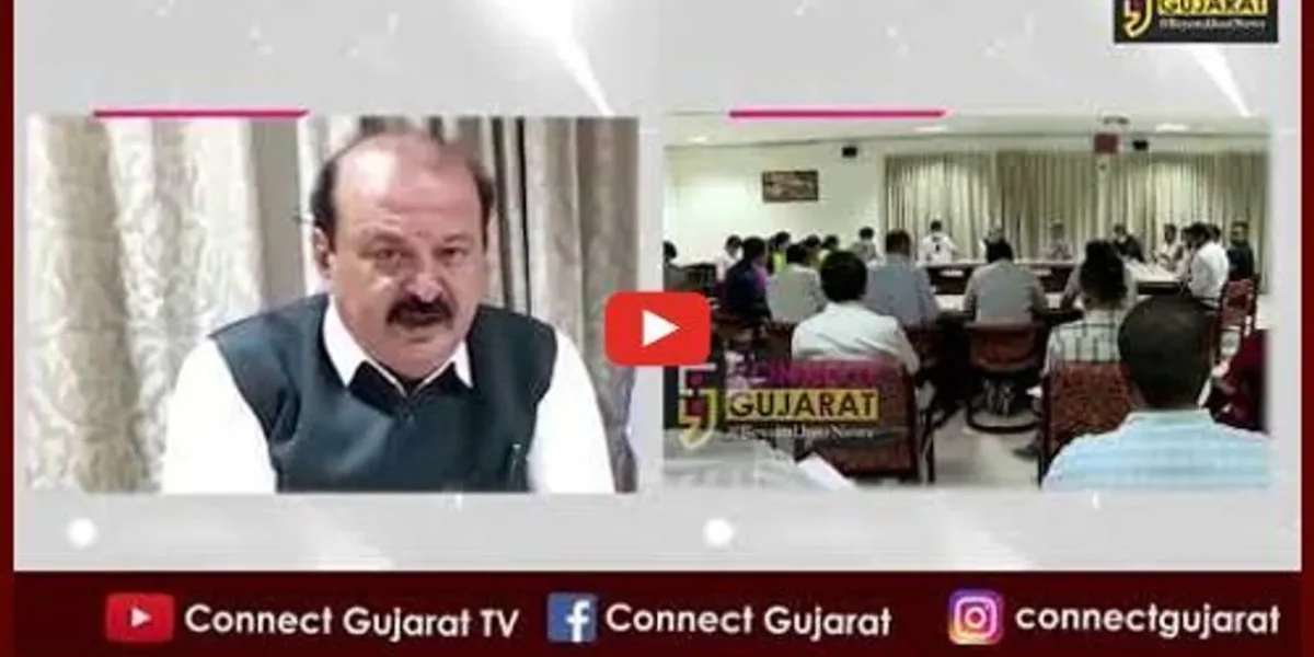 ભરૂચમાં ભારે વરસાદની આગાહીને પગલે કેબિનેટ મંત્રી પુર્ણેશ મોદીએ બોલાવી તાબડતોડ બેઠક