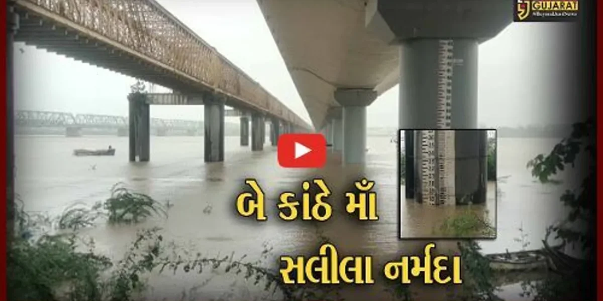 ભરૂચ : ગોલ્ડન બ્રિજ ખાતે નર્મદાના જળસ્તરમાં પણ વધારો, જળ સપાટી 17 ફૂટે સ્થિર