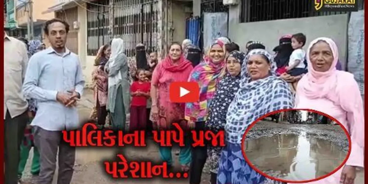 ભરૂચ : પશ્ચિમ વિસ્તારની નેશનલ પાર્ક સોસાયટીના રોડ બન્યા “બિસ્માર”, પાલિકા પ્રત્યે લોકોમાં રોષ…