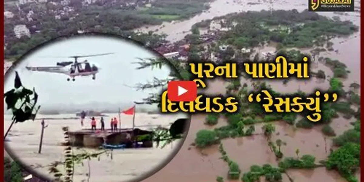 વલસાડ : હિંગરાજ ગામે પૂરમાં ફસાયેલા લોકોનું દમણ કોસ્ટગાર્ડના હેલિકોપ્ટર દ્વારા દિલધડક રેસક્યું, જુઓ “LIVE” દ્રશ્યો…