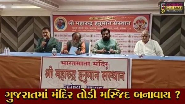 વડોદરા: ગુજરાતમાં પણ મંદિર તોડી મસ્જિદો બનાવાય છે, જુઓ કોણે આપ્યું નિવેદન