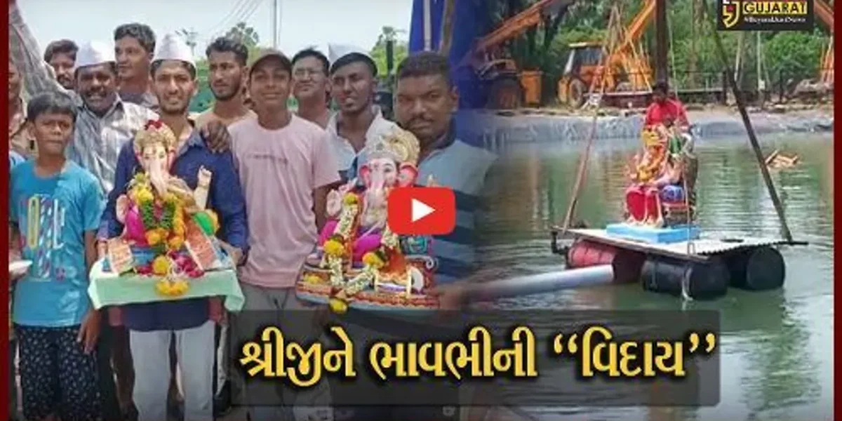વડોદરા : કુત્રિમ તળાવોમાં 18 ક્રેનની મદદથી શ્રીજીની પ્રતિમાઓનું વિસર્જન…