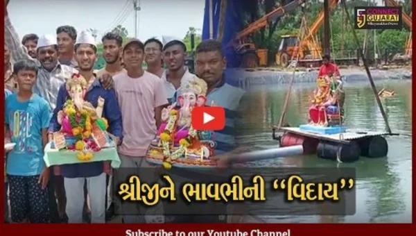 વડોદરા : કુત્રિમ તળાવોમાં 18 ક્રેનની મદદથી શ્રીજીની પ્રતિમાઓનું વિસર્જન…