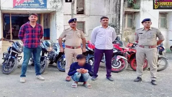 ભરૂચ-વડોદરામાંથી 10 સ્પોર્ટ્સ બાઇકની ચોરી કરનાર મધ્યપ્રદેશની ગેંગના 2 સાગરીતો ઝડપાયા, રૂ. 7.15 લાખની ચોરીની બાઇકો જપ્ત