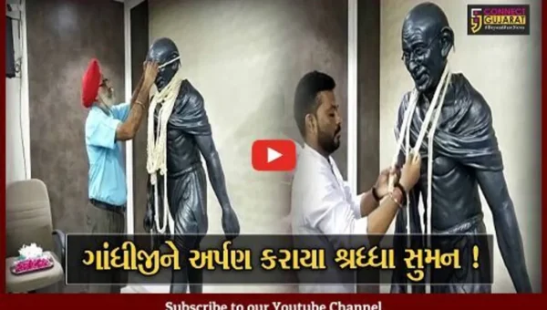 અંકલેશ્વર: ન.પા.દ્વારા ગાંધી જયંતિ નિમિત્તે બાપુને અર્પણ કરવામાં આવ્યા શ્રધ્ધાસુમન.!