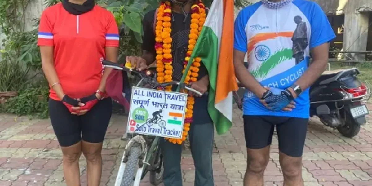 ભરૂચ: ભારત ભ્રમણ પર નિકળેલ સાયકલયાત્રીઓનું કરાયું સ્વાગત