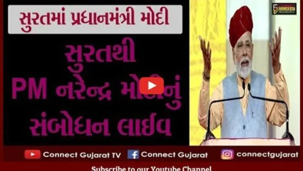 સુરત બન્યું મોદી મય: PM મોદીએ મેગા રોડ શો યોજી વિશાળ જન જનસભાને સંબોધી, કહ્યુંઆ રોડ શો નહીં જનસાગર હતો