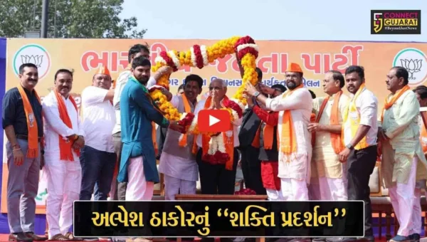 ગાંધીનગર : દમદાર શક્તિ પ્રદર્શન સાથે અલ્પેશ ઠાકોરે ભર્યું નામાંકન, મુખ્યમંત્રી ભુપેન્દ્ર પટેલ પણ રહ્યા ઉપસ્થિત…