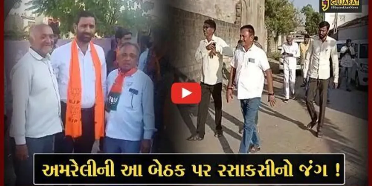 અમરેલી: આ બેઠકની ચૂંટણી પર છે સમગ્ર રાજ્યની નજર, જુઓ ભાજપ અને કોંગ્રેસ વચ્ચે કેવી છે ટક્કર