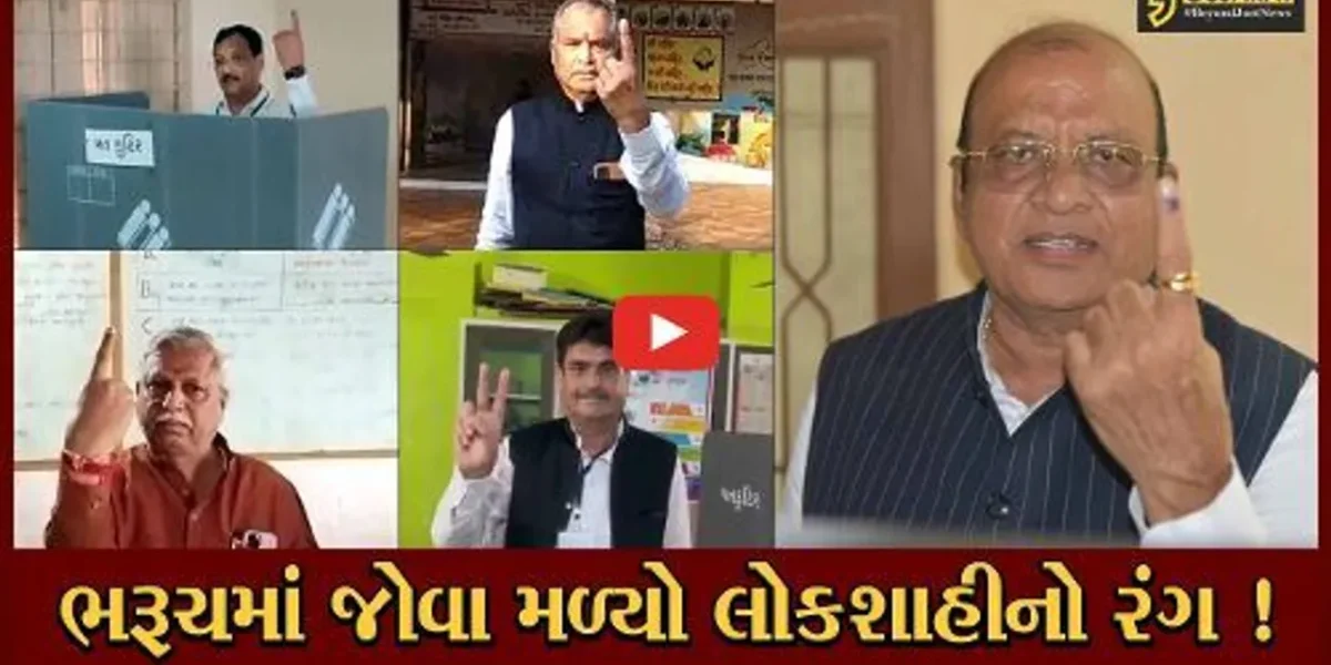 ભરૂચ: પાંચ વિધાનસભા બેઠક પર મતદારોએ ઉત્સાહ સાથે કર્યું મતદાન, જોવા મળ્યો લોકોશાહીનો રંગ