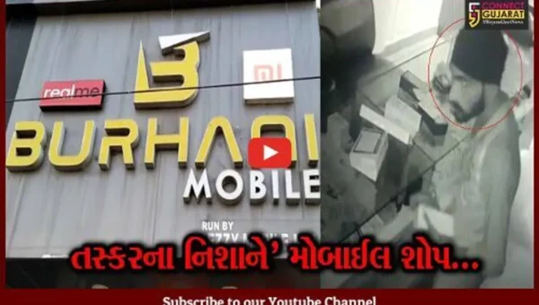 ભરૂચ : બુરહાની મોબાઈલ શોપમાંથી ફોન-એસેસરીઝની ચોરી, તસ્કરની કરતૂત CCTVમાં કેદ…